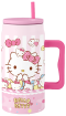 แก้วน้ำเก็บความเย็น พร้อมหลอดดูด Hello Kitty 1.5 มล.